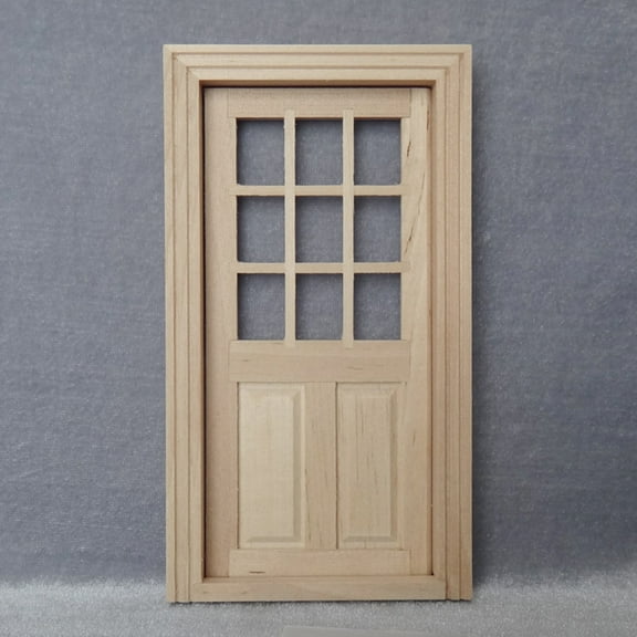 Milisten Mini Door Scale 2pcs Realistic Tiny House Accessory for Miniature Home Decor and Creative Play Set