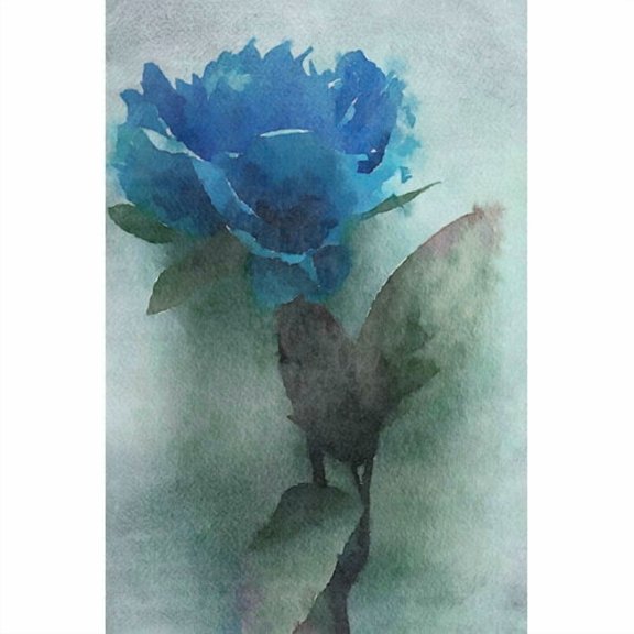 Marmont Hill - "Midnight Blue" by Irena Orlov Painting Print on Wrapped Canvas