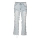 thumbnail image 4 of Pantalones largos para hombre con cremallera, botón, cintura elástica, pantalones deportivos casuales con múltiples bolsillos, pantalones para hombre, 4 of 6