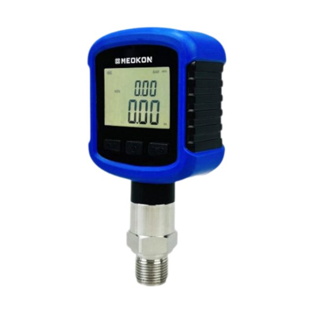 Manómetro hidráulico digital industrial de acero inoxidable, de 1/4 de pulgada y rotación de 330 degree.