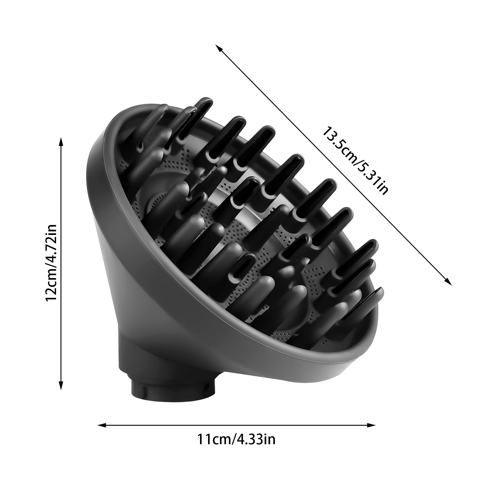 Upgraded Diffuser for Dyson Airwrap Styler, Hair Dryer Diffuser Nozzle ...