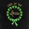 thumbnail image 3 of CafePress - Lucky Irish Wreath Pajamas - Women's Dark Pajamas, 3 of 4
