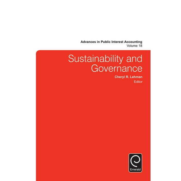 Advances in Public Interest Accounting Sustainability and Governance, Book 18, (Hardcover)