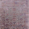 thumbnail image 1 of Ahgly Company Indoor Square Mid-Century Modern Mauve Taupe Purple Oriental Area Rugs, 4' Square, 1 of 6