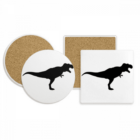 

Dinosaur Die Out Bones Bone Coaster Cup Mug Holder Absorbent Stone Cork Base Set