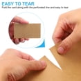 thumbnail image 4 of Unique Bargains 3.5'x2' Printable Business Cards, 100 Pieces Perforated Card Stock Paper for Laser and Inkjet Printer, Brown, 4 of 7