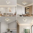 thumbnail image 3 of Lámpara de techo LED Rewera, lámpara de techo en forma de onda, luz blanca neutra 4000K, LED integrado 18W 1600Lm, lámpara de araña moderna para restaurante, sala de estar, dormitorio, 220V IP20, 3 of 5