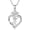 01-April, variant on Graduation Gifts for Women 2026, 925 Sterling Silver Heart Birthstone Graduation Necklace, Inspiring Grad Pendant Necklace, College Seniors High School Graduations Jewelry Gifts (April)