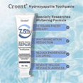 thumbnail image 5 of 3PCS Hydroxyapatite Toothpaste for Advanced Enamel Protection, Refreshes Breath, Fluoride-Free Toothpaste for Sensitive Teeth - HF, 5 of 5