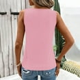 thumbnail image 4 of Admvng Tank Top for Women Casual Sleeveless Solid Ladies Blouse Admvng S-2XL, 4 of 7