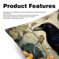 thumbnail image 2 of Crow Velvet Throw Pillow Inserts with Unique Patterns - Set of 2 - 16x16, 18x18, 20x20 inches for Throw Pillow Covers - Various Occasions, 2 of 6