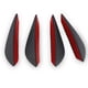 thumbnail image 1 of Speravity Paquete de 4 difusores universales de labios para parachoques de coche, alerones adhesivos, divisores de vehículos, protectores contra Automoción decorativa y accesorios Fibra de carbon Speravity VI001842-01B, 1 of 6