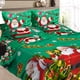 thumbnail image 1 of Juego de cama de 4 piezas, sábanas y funda de edredón, regalo de Navidad y Año Nuevo Meterk  C King Size, 1 of 7