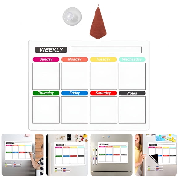 CCOCC Small Dry Erase Boards Magnetic Message Board Small Magnetic Whiteboard 40.60X30.50X0.20Cm