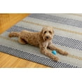 thumbnail image 4 of Linon Outdoor Washable Area Rug Collection, Ivory and Blue, 5' x 7', 4 of 8