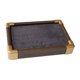 thumbnail image 2 of Caja de almacenamiento de terciopelo apilable para 36 anillos, aretes y 36 ranuras. gris, 2 of 9