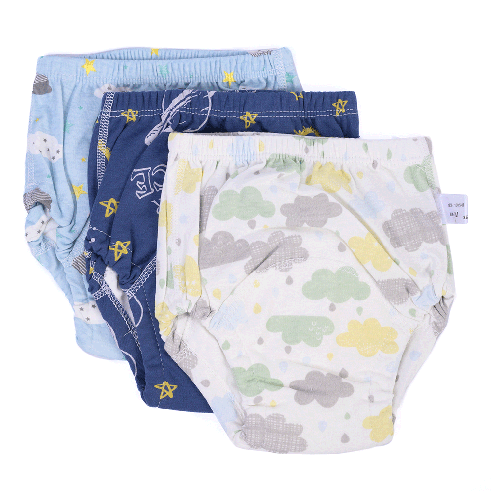 3 Packs Baby Toddler Thick Absorbent Potty Training Pants Underwear