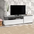 thumbnail image 4 of Mueble Mesa De TV Gloria Blanco/Gris DIB CARPET & HOME DIB MMT005-1000/101, 4 of 5