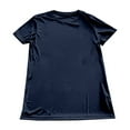 thumbnail image 3 of MIXUE Shirts For Men Summer Solid Color Round Neck Short Sleeve Casual Basic Pullover Tops T Shirts Holiday Wear,Blue,XL, 3 of 3