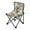 Lily Motifs Pattern, variant on 600D Oxford Camping Chair Portable Foldable Chair Supports 220 lbs for Picnic, Fishing, Backpacking Green Dandelions Pattern