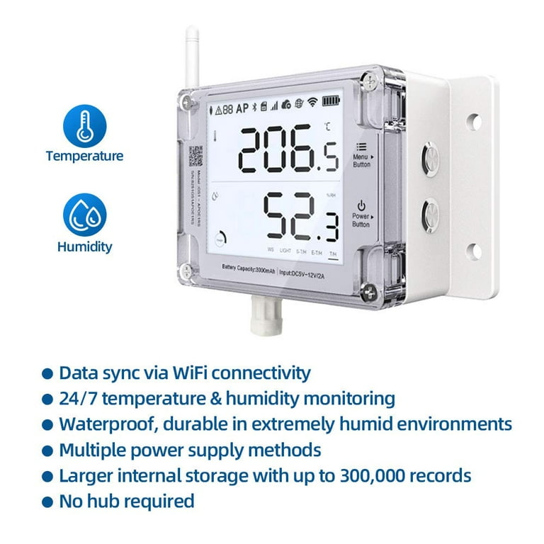 WiFi Temperature Humidity Sensor for use with AWS®