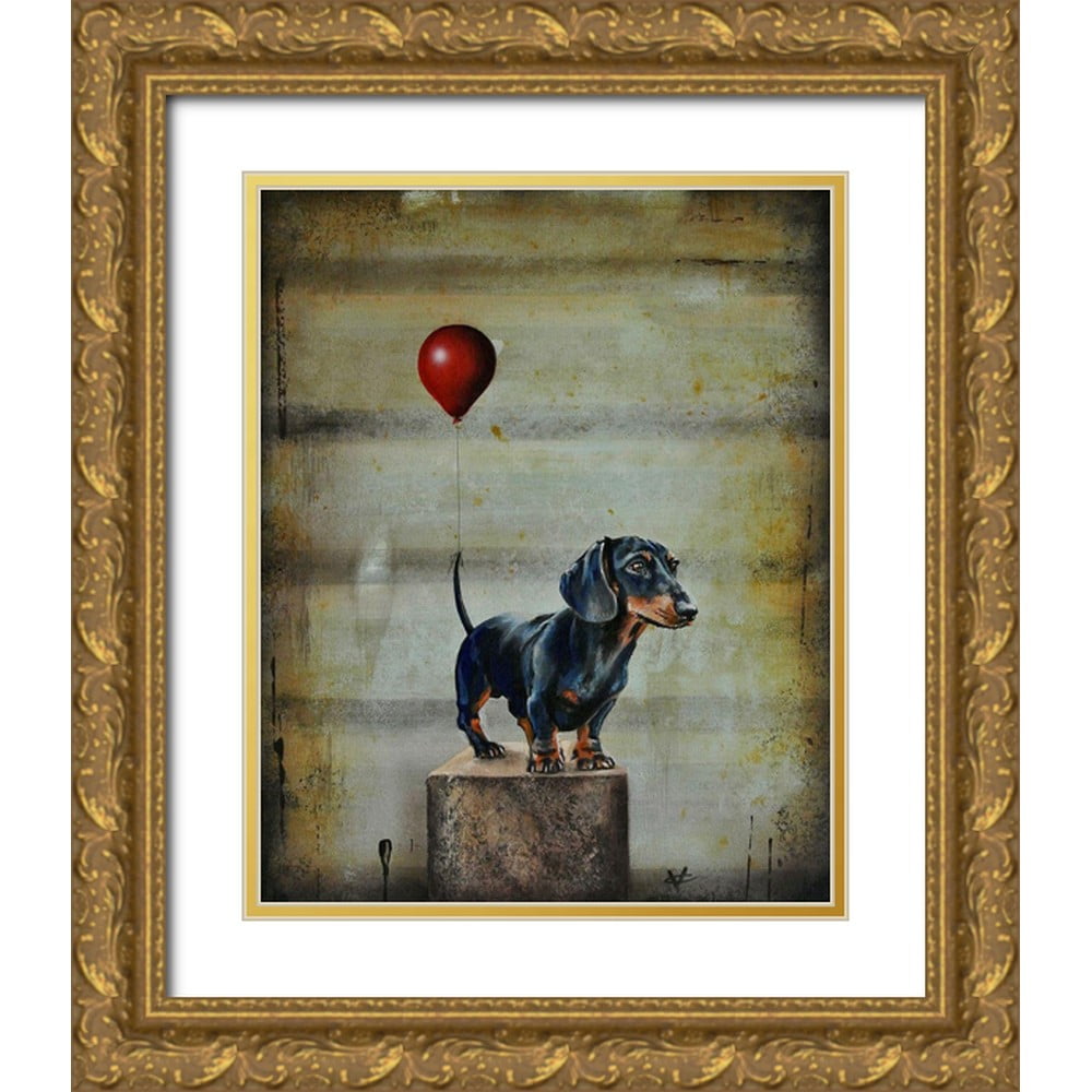 Coleman Victoria 20x24 Gold Ornate Wood Framed with Double Matting Museum Art Print Titled - Stanleys Balloon