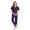 Grape Purple, variant on VIAOLI Women's Scrubs Set - Soft Stretch Medical Uniform Top & Pants for Nurses, Multi-Pocket, V-Neck
