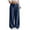 CE05_Navy, variant on Resicozy Corduroy Pants for Women High Waisted Wide Leg Elastic Waist Casual Solid Work Pants Fall Trousers with Pockets Khaki S
