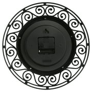 Westclox Wrought Iron Style 12 Round Wall Clock