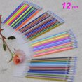 thumbnail image 1 of Uscallm 4Pcs Color Pen Refills 12-Pack, 0.5ml Ink Cartridges for Writing, Drawing, Journaling, and Note-Taking, 13cm Gel Pen Core Replacement, Fluorescent Glitter Pastel Metal Color Options, 1 of 9