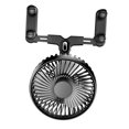 thumbnail image 2 of jiaping Car Fan Air Circulation Fan 3 Speeds Low Noise Auto Cooling Fan Electric Car Fan, 2 of 9