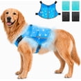 thumbnail image 3 of SAVIOR COOL Dog Cooling Vest Harness 4 PCM Ice Packs Up to 3+ Hours | Cooling Vest for Dogs with PCM Ice Packs, for Medium to Large Dogs, Easy to Wear for Walking Hiking Camping and Training, 3 of 12