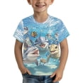 thumbnail image 2 of Toddler Kids Boys T Shirts Short Sleeve Casual Fashion Graphic Print Tee Shirt Top For Youth Summer Tops Tees 1-2 Years, 2 of 5