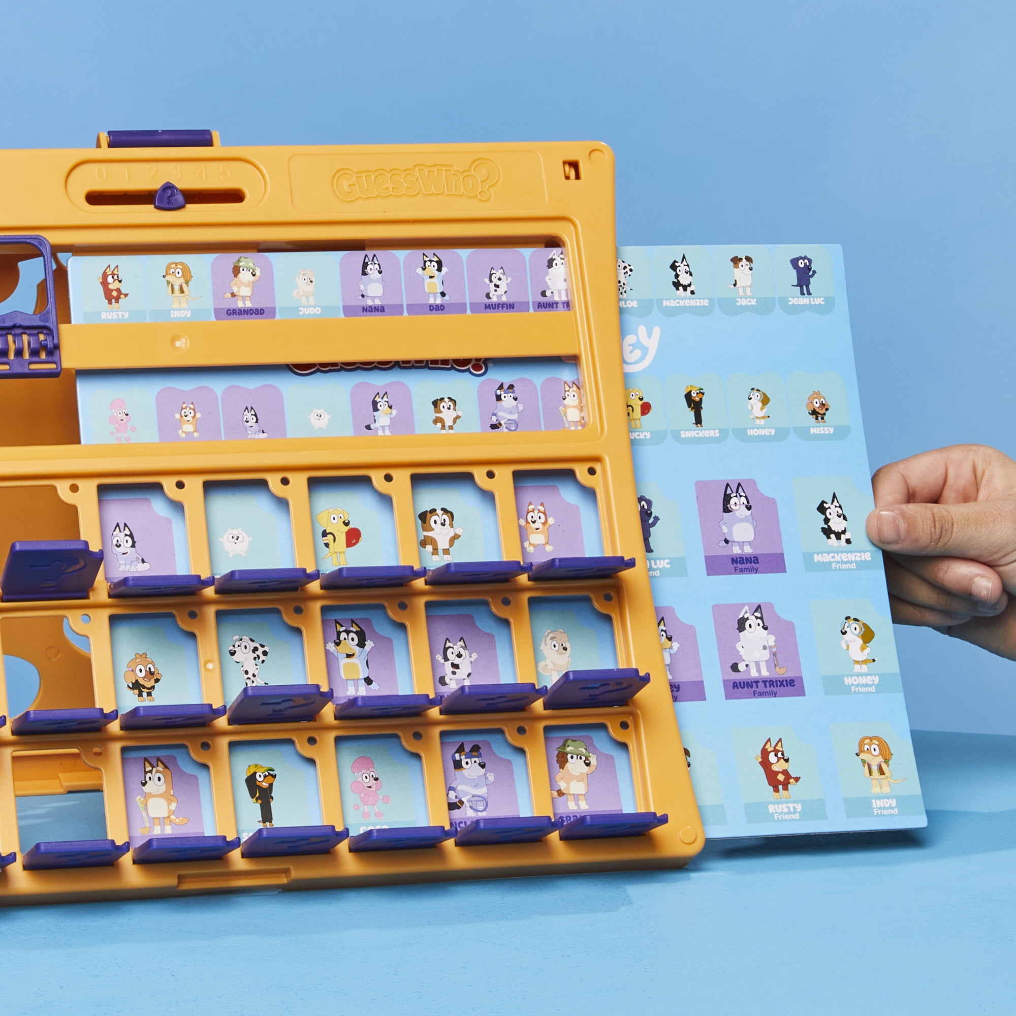 Guess Who? Bluey Edition Kids Game, Birthday Gifts, Travel Friendly Family Board Games, 6+