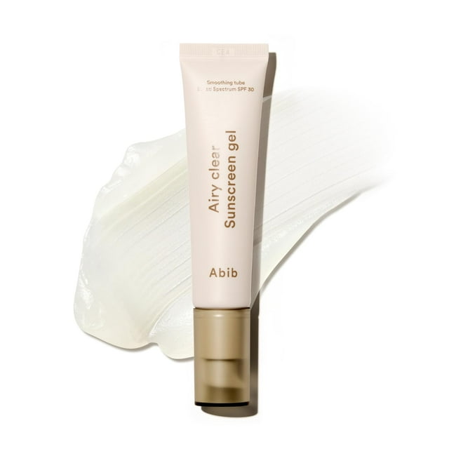 Protector solar Abib Airy Clear SPF30 de 30 ml, acabado semimate