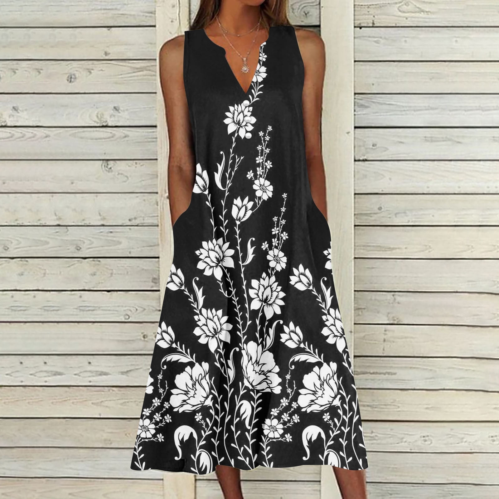 Graduation Dress Women's Summer Design Casual Dress Gradual Sleeveless Neck V-Neck Long Dress Western Dresses To Wear With Boots on Clearance - Walmart.ca Graduation Dress Women's Summer Design Casual Dress Gradual Sleeveless Neck V-Neck Long Dress Western Dresses To Wear With Boots on Clearance - Walmart.ca