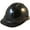 Cap White Shiny Black, variant on Pyramex Ridgeline Cap Style Hard Hat 4 Point Ratchet Realtree AP Matte