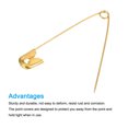 thumbnail image 4 of Unique Bargains 2 Inch Metal Sewing Pins Safety Pins with Box for Office Home Gold Tone 60 Pack, 4 of 4