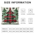 thumbnail image 5 of PHYHOO  Christmas Pillow Covers Christmas Tree Truck Black and red Plaid Decorative Throw Pillow Covers Winter Farmhouse Decoration for Home Couch White, 5 of 5