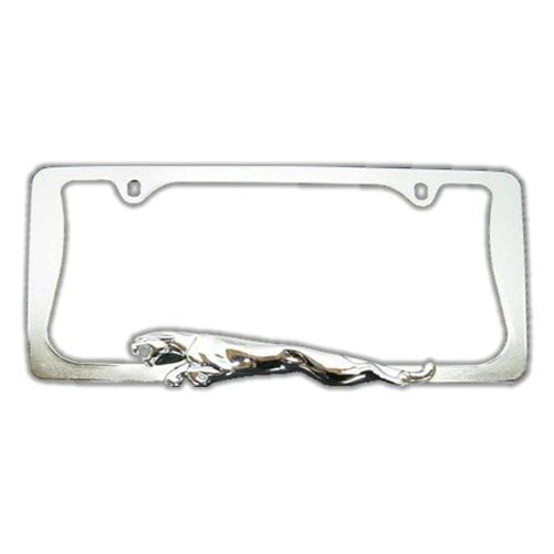 Jaguar Chrome License Plate Frame