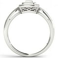 thumbnail image 3 of 1/6 Carat T.W. Diamond Cluster Square-Shape Double Halo 10kt White Gold Engagement Ring, 3 of 5