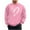 Pink, variant on Afuyipoi Men Printed Hoodie, Graphic Long Sleeve Elastic Waist Valentine's Day Sweatshirts Pink S