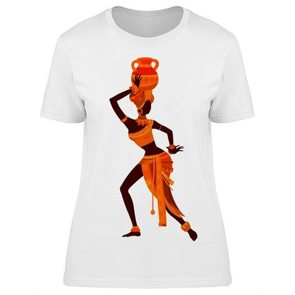 Jar Balancing Ethnic Style Woman T-Shirt Women -Image by Shutterstock, Female Medium