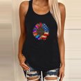 thumbnail image 2 of Blusa sin mangas con cuello redondo y estampado de girasol para mujer Fridja  gh3174, 2 of 5