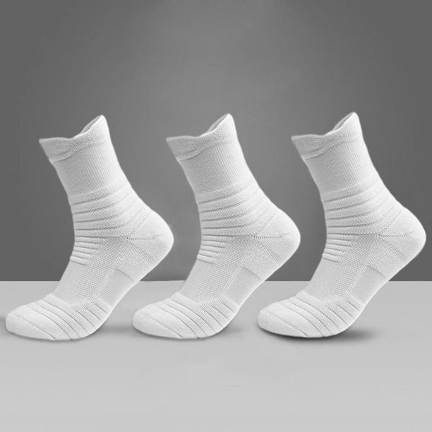 3 pares de calcetines deportivos para correr transpirables para hombres calcetines de entrenamiento atléticos antideslizantes