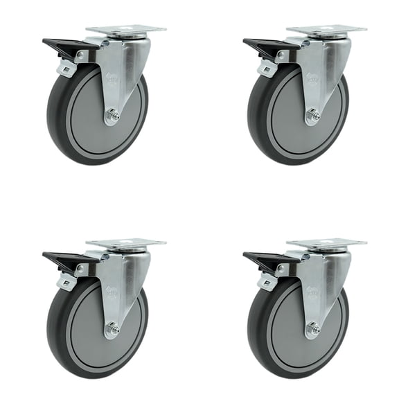 Cambro Beverage Service Cart Swivel Caster with Brake Replacement Set – SCC