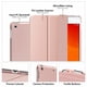 thumbnail image 4 of Funda para el nuevo iPad 10.2 2019, funda protectora de cuero sintético con tapa trasera translúcida, función de reposo/activación automática Namotu LN-0660, 4 of 7