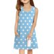 thumbnail image 3 of Girls Summer Sundress Sleeveless Polka Dot Casual Dress with Pockets Perfect for Summer Parties and Playtime ,Sie:160, 3 of 6