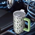 thumbnail image 4 of Stylish Cactus Print Tumbler 40oz, Insulated Stainless Steel, Non-Toxic, Ideal for Home Office Travel, 4 of 5
