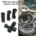 thumbnail image 4 of 5PCS Strut Nut Socket Set 12 Point Sockets 1/2in Drive 18mm-24mm, 4 of 5